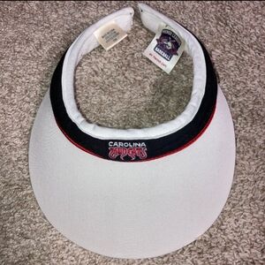 Carolina Mudcats White Sun Visor